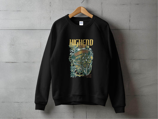 High End Steampunk Design With Future Inscription Sweater - Design & Vybe