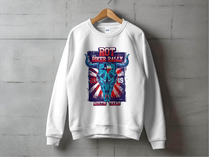 ROT Biker Rally Austin Texas 2019 Sweater - Design & Vybe