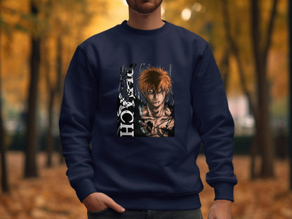 Bleach Ichigo Kurosaki Anime Character Cool Graphic Sweater - Design & Vybe