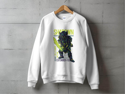 King Never Bargain Extended Knight Vector Art Sweater - Design & Vybe