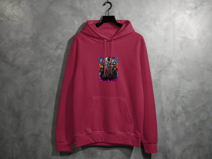Complex Creature Design with Colorful Accents Premium Hoodie - Design & Vybe
