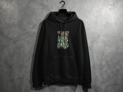 Old Tech Post End Cool Robot Design Graphic Hoodie - Design & Vybe