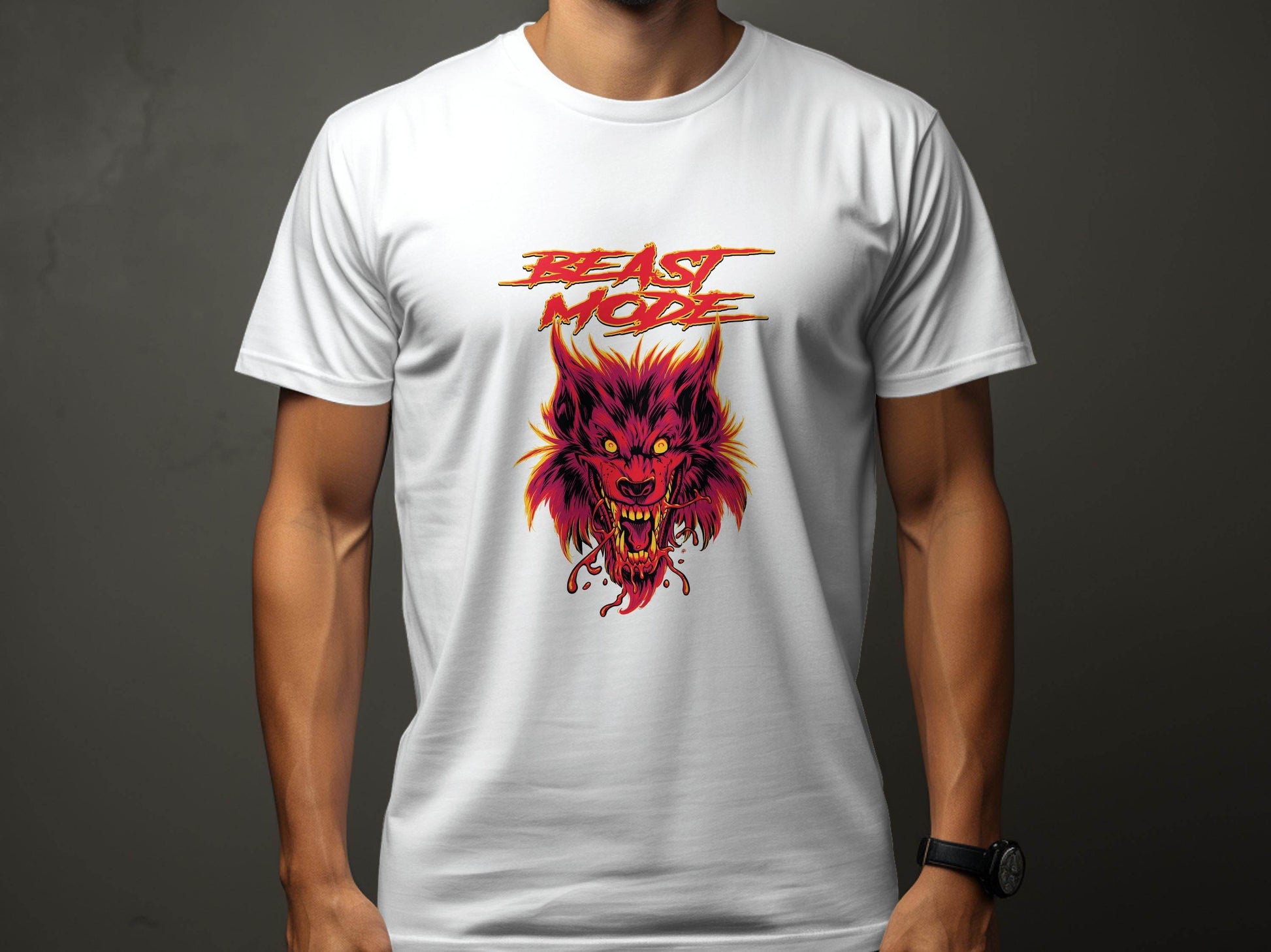 Beast Mode Graphic Print On Premium Quality Unisex T-Shirt - Design & Vybe