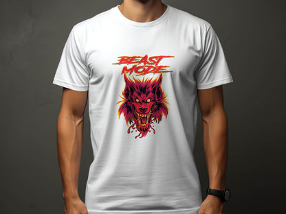 Beast Mode Graphic Print On Premium Quality Unisex T-Shirt - Design & Vybe
