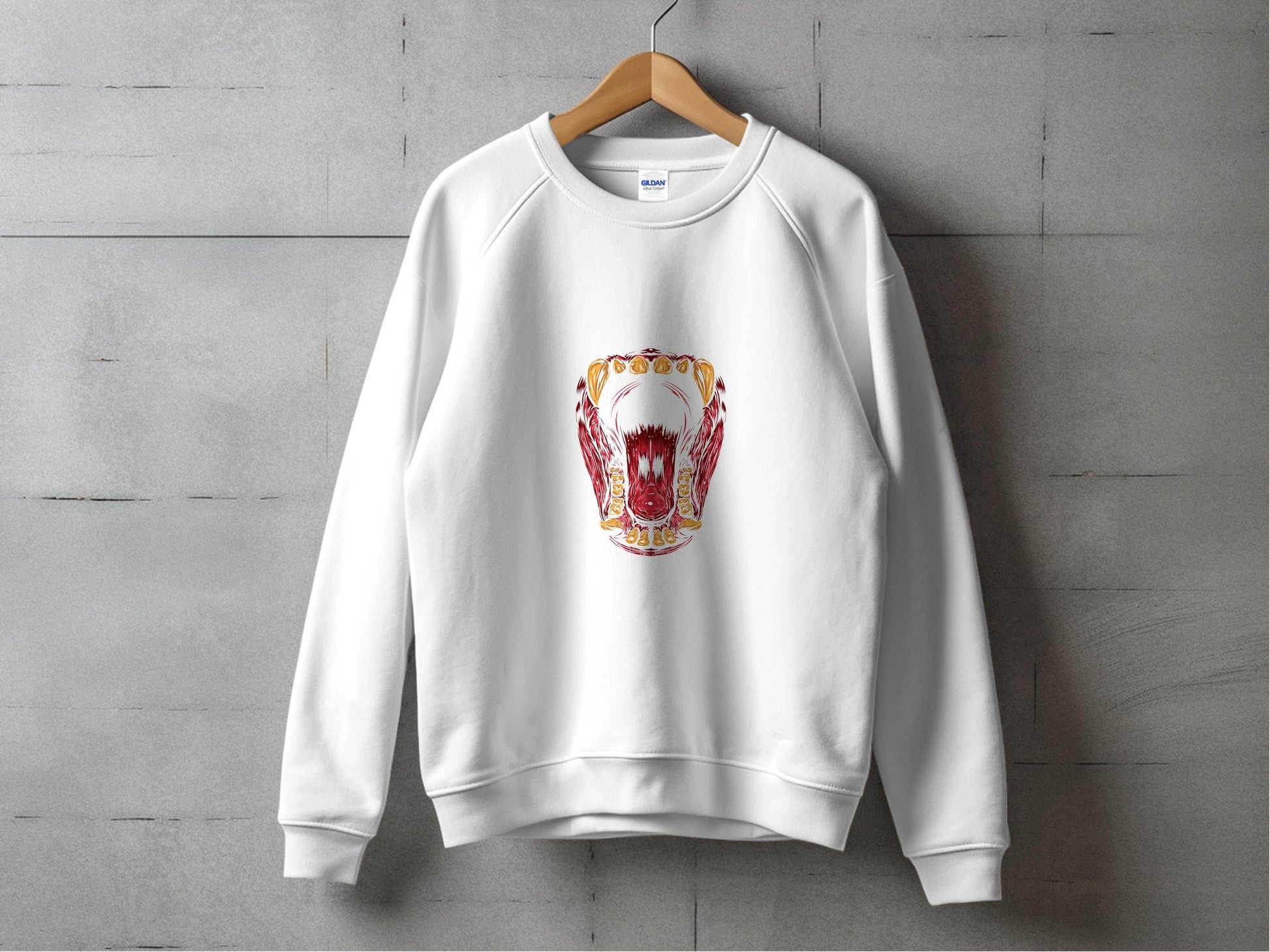 Anatomical View Inside Monster Mouth Graphic Design Sweater - Design & Vybe