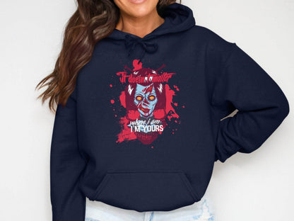 It does not matter where I am your Sci-Fi-Themed Horror Hoodie - Design & Vybe