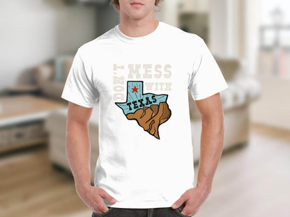 Iconic Don't Mess with Texas Graphic T-Shirt - Design & Vybe