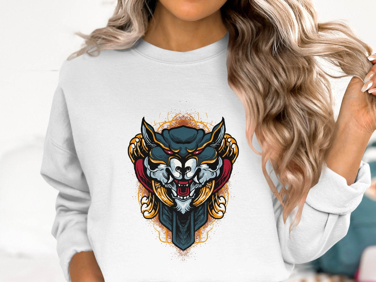 Fierce Design Sweater Stylish Exclusive Graphic Sweater - Design & Vybe