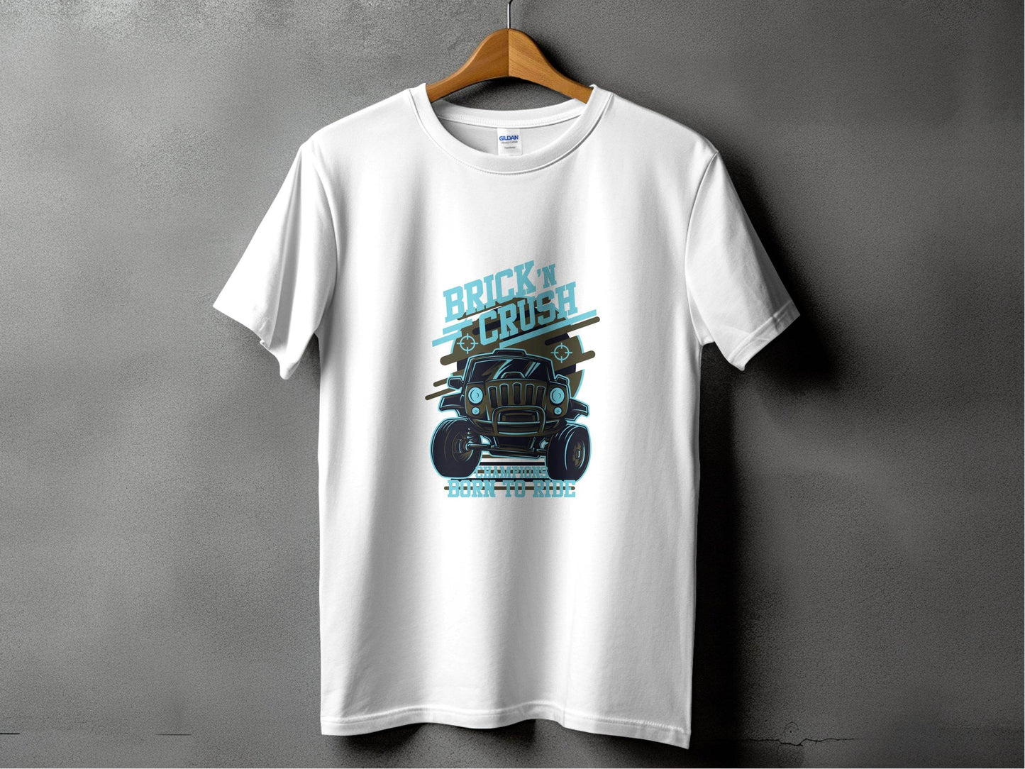 Brick n Crush Champions Born to Ride Graphic T-Shirt - Design & Vybe