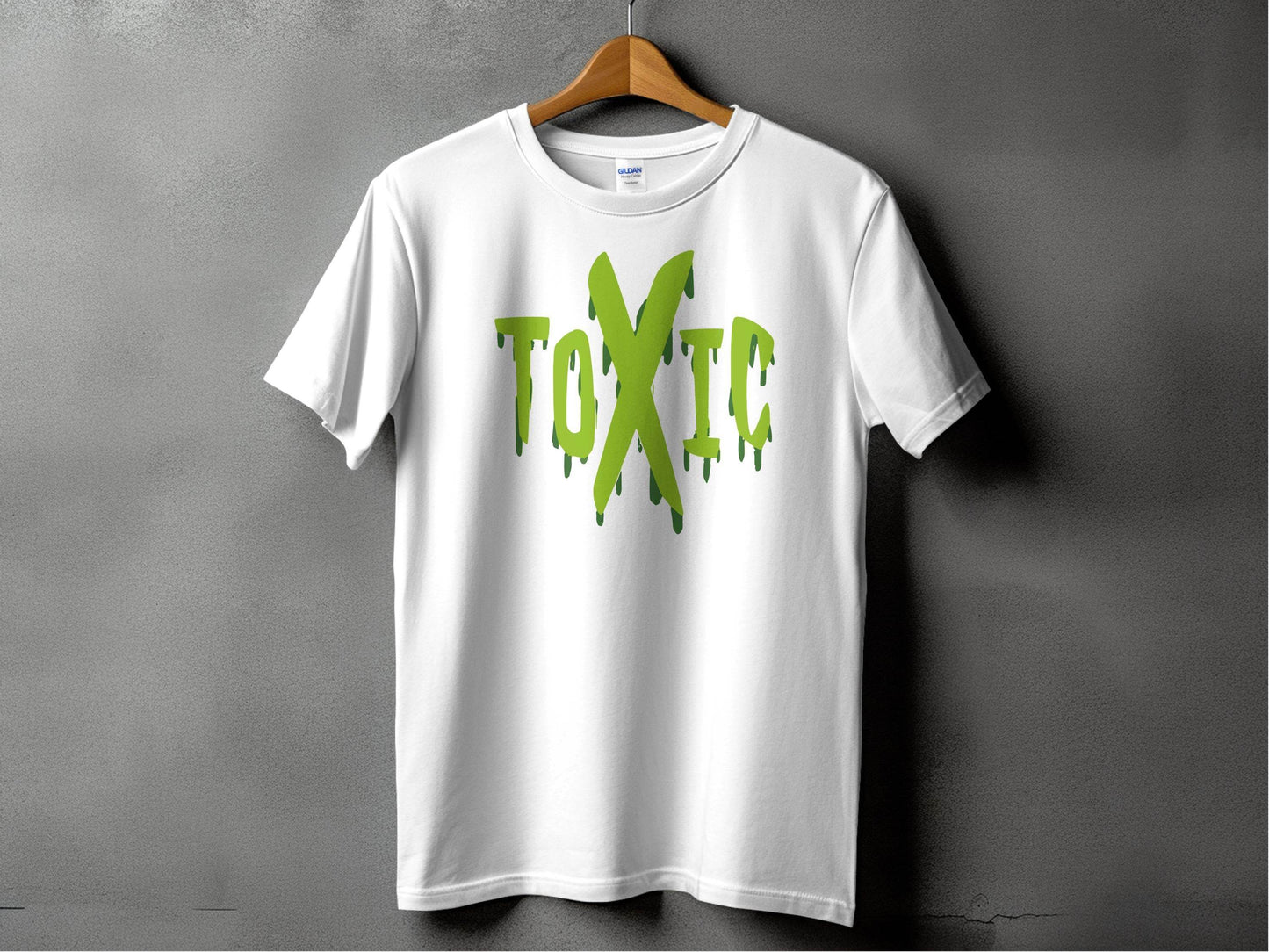Unique Graphic Toxic Green Dripping Graffiti Text Design T-shirt - Design & Vybe