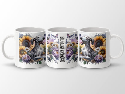 Beautiful Ibizan Hound Design Floral Mug Product