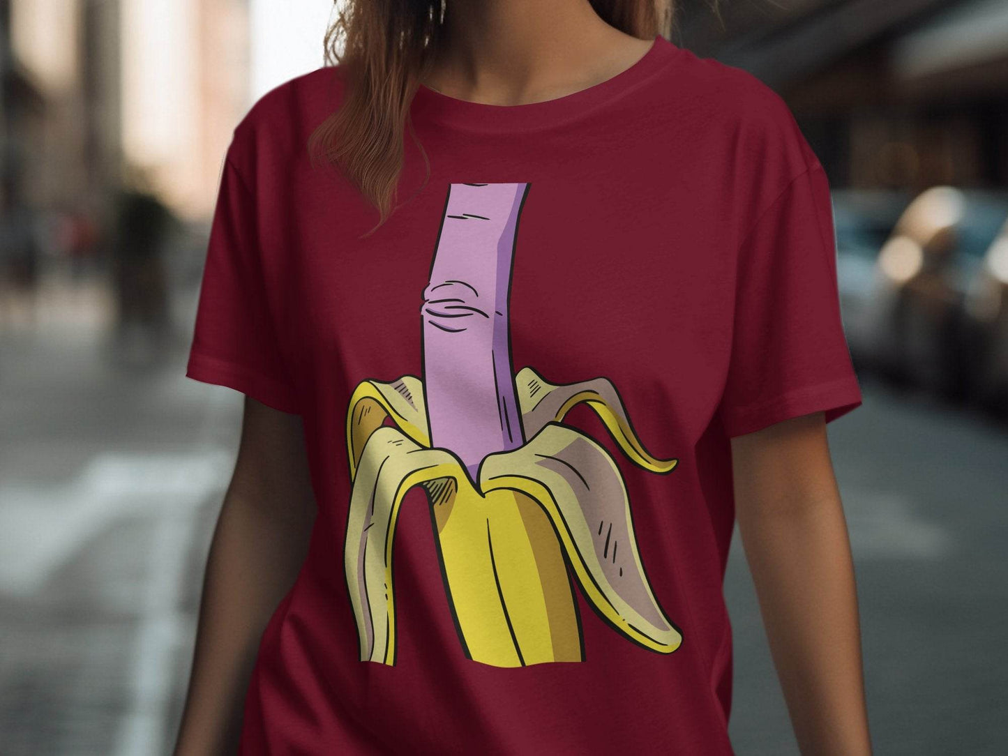 Fun Banana Cartoon and Vibrant Art Design T-Shirt - Design & Vybe