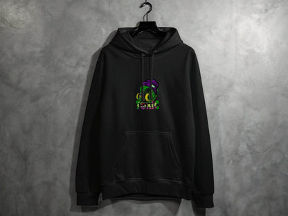 Toxic Waste Character Image Design Printed Graphic Hoodie - Design & Vybe