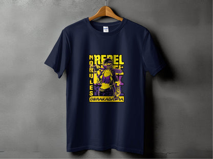 No Rules Rebel Image Graphic For Obrakada T-Shirt - Design & Vybe