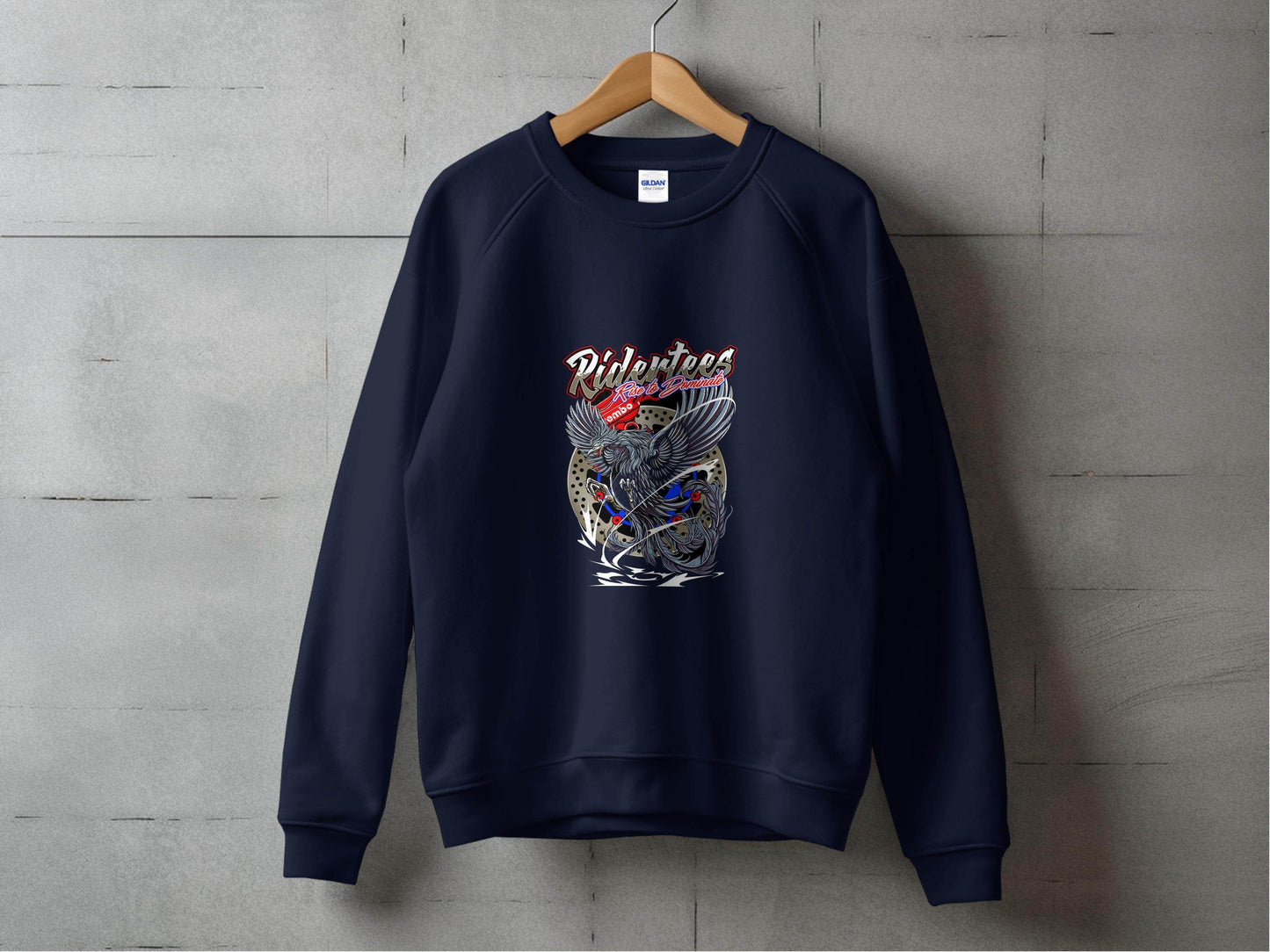 Ridertees Rise to Dominate Phoenix Design Graphic Sweater - Design & Vybe