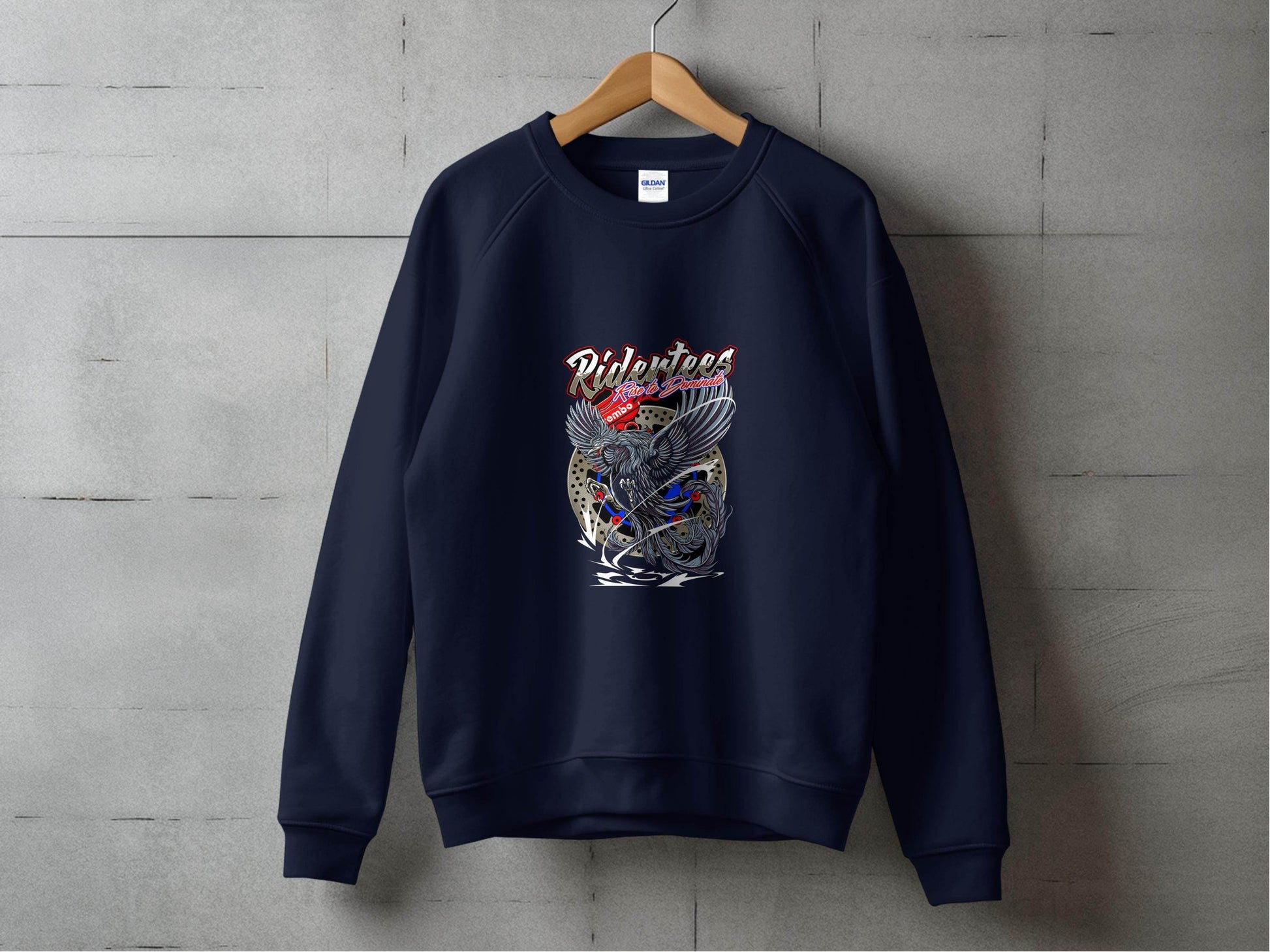 Ridertees Rise to Dominate Phoenix Design Graphic Sweater - Design & Vybe