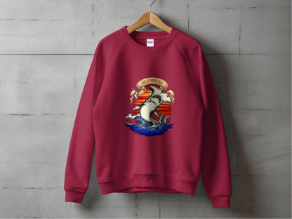 Hammerhead Shark Illustration Graphic Sweater - Design & Vybe