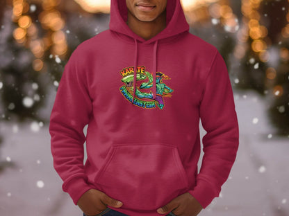 Karate Frankenstein Zombie Monster Funny Halloween Hoodie - Design & Vybe