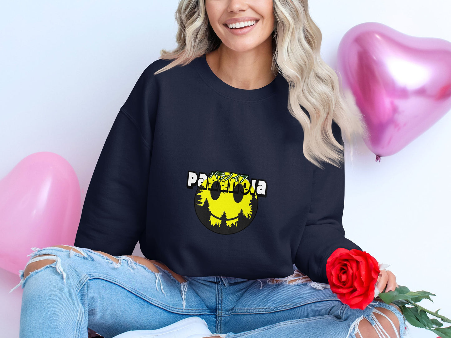 Fun Graphic Sweatshirt with Cool Cartoon Design product type