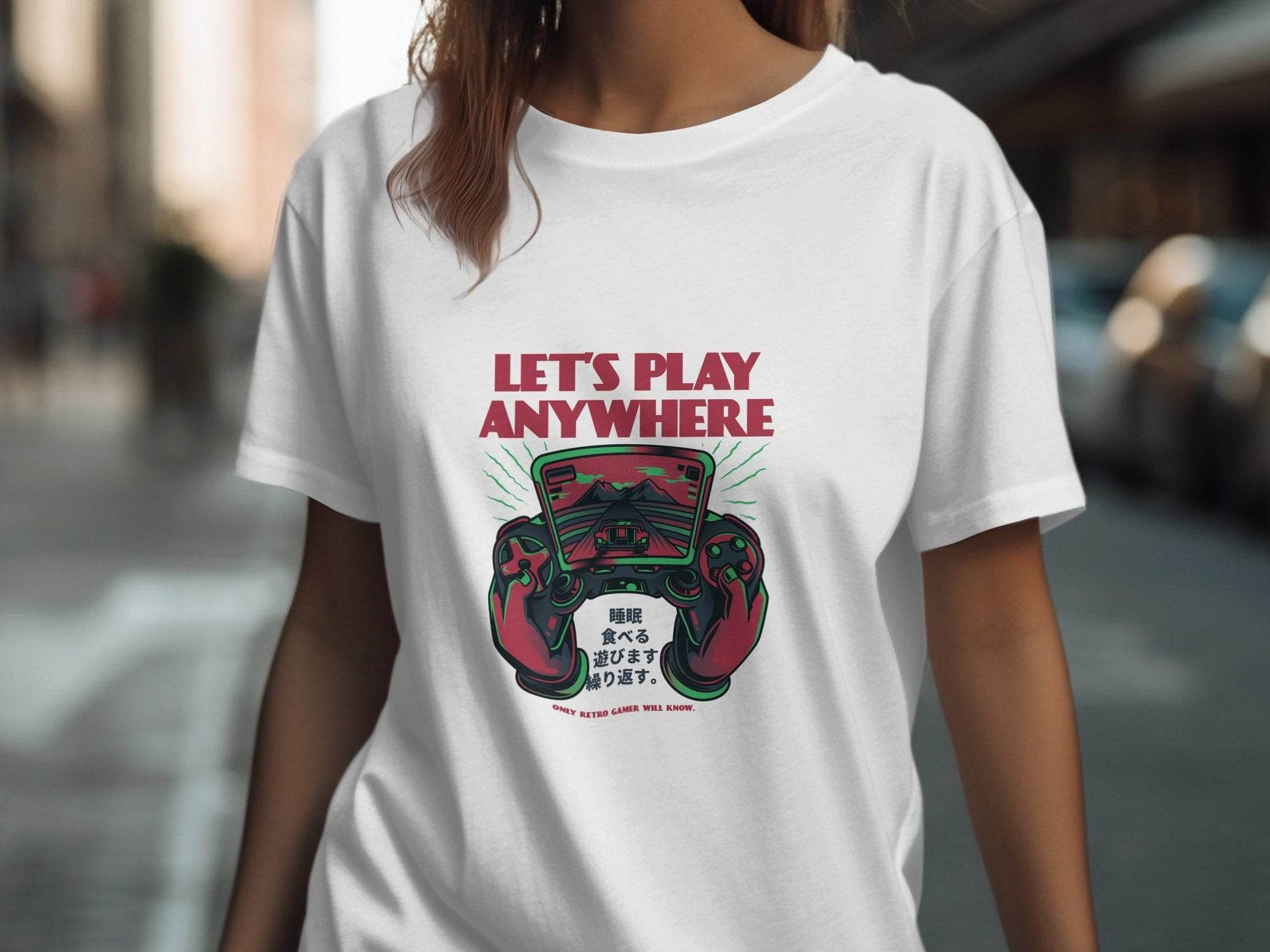 Let's Play Anywhere Retro Gamer Will Know It T-Shirt - Design & Vybe