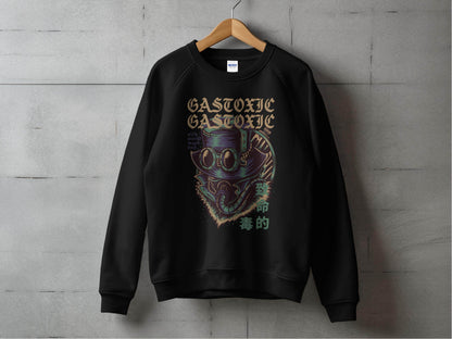 Gastoxic Sick World Masked Character Graphic Design Sweater - Design & Vybe