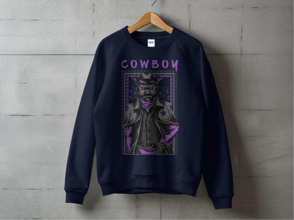 Warrior Cowboy With Attitude Graphic Apparel Sweater - Design & Vybe
