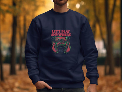 Let's Play Anywhere Retro Gamer Will Know It Hoodie - Design & Vybe