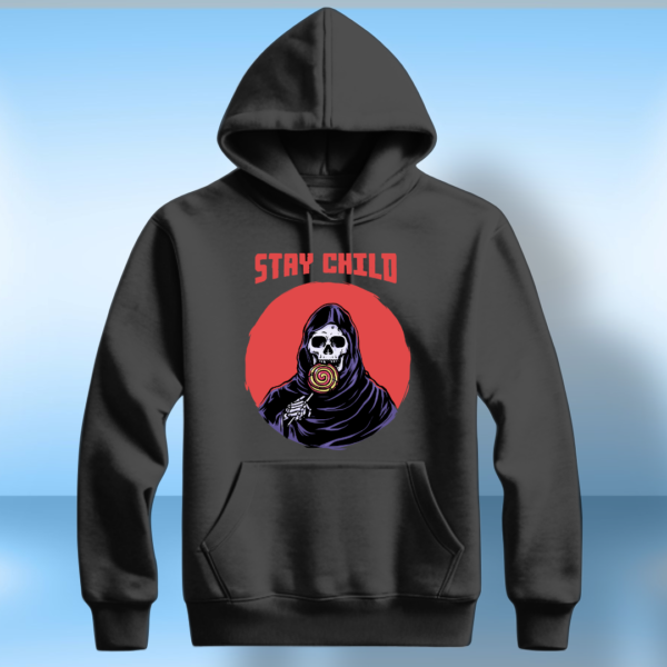 Stay child with grim reaper T-shirt - Image 2