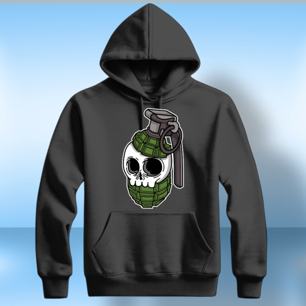 Skull grenade T-shirt - Image 2