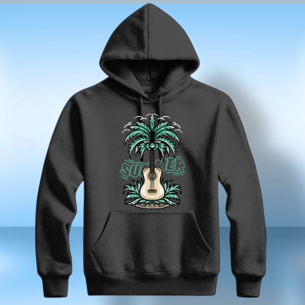 Summer with guitar tree T-shirt - Image 2