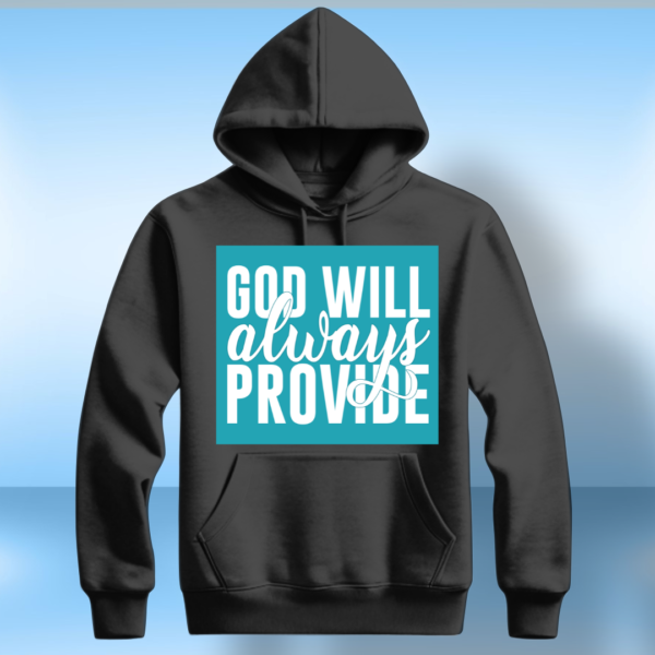 God Will Always Provide T-Shirt - Image 3