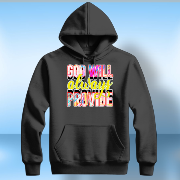 God Will Always Provide T-Shirt - Image 3