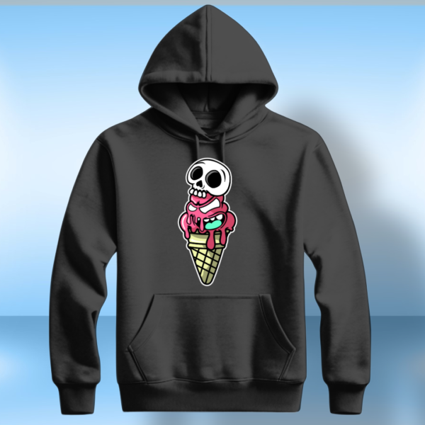 Ice cream with skull T-shirt - Image 2