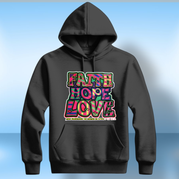 Faith Hope Love Contour T-Shirt - Image 3