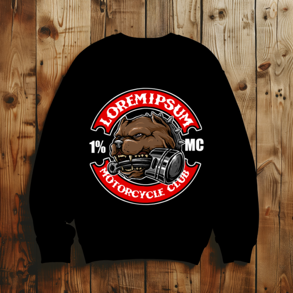 Loremipsum motorcycle club T-shirt - Image 3