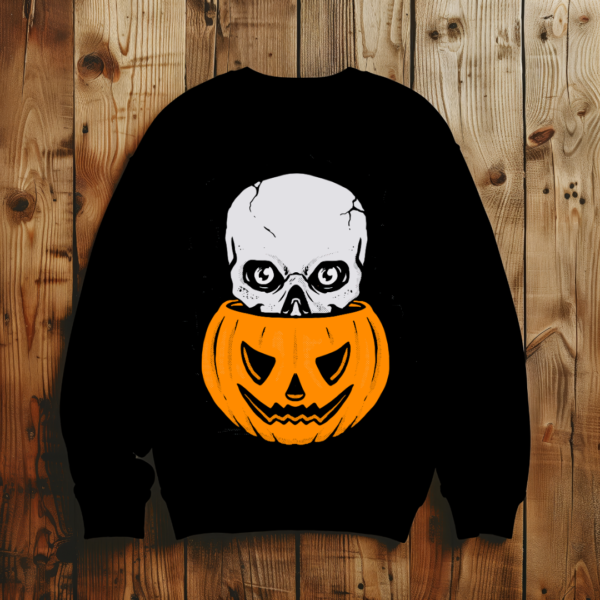 Skull inside the pumpkin T-shirt - Image 3