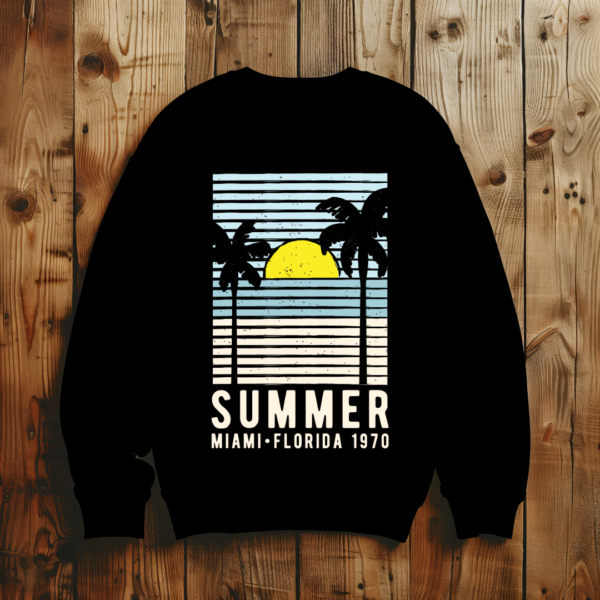 Summer Miami Florida T-shirt - Image 3