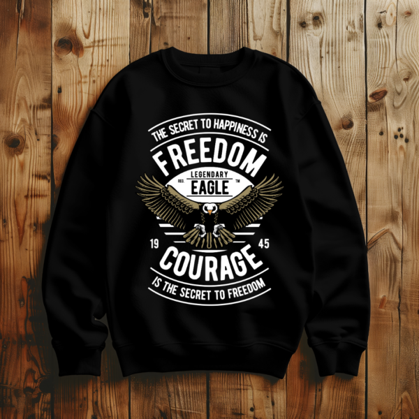 The Secret Of Happiness Is Freedom T-Shirt - Image 2