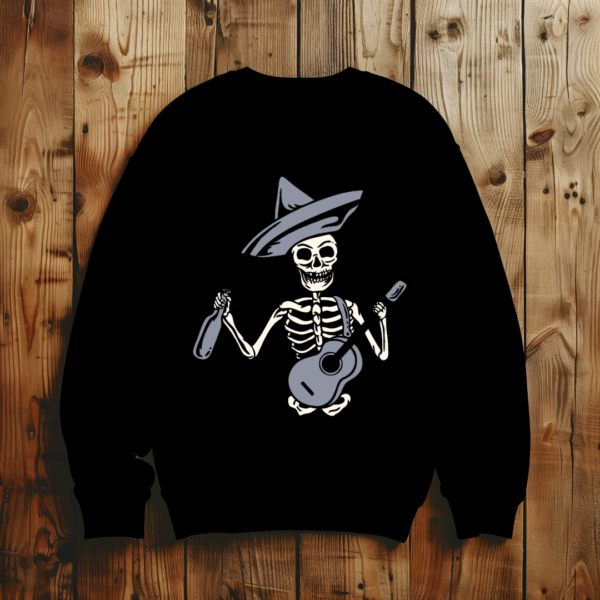 Guitarist Skeleton T-shirt - Image 3