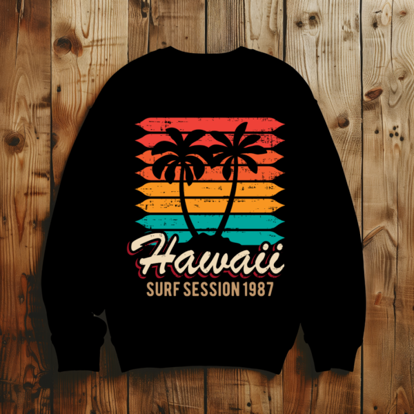 Hawaii Surf Session 1987 T-shirt - Image 3