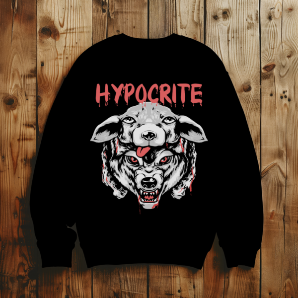 Hypocrite Terror wolf T-shirt - Image 3