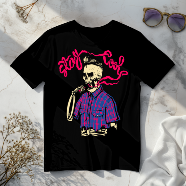 Stay Cool Skull T-shirt - Image 4