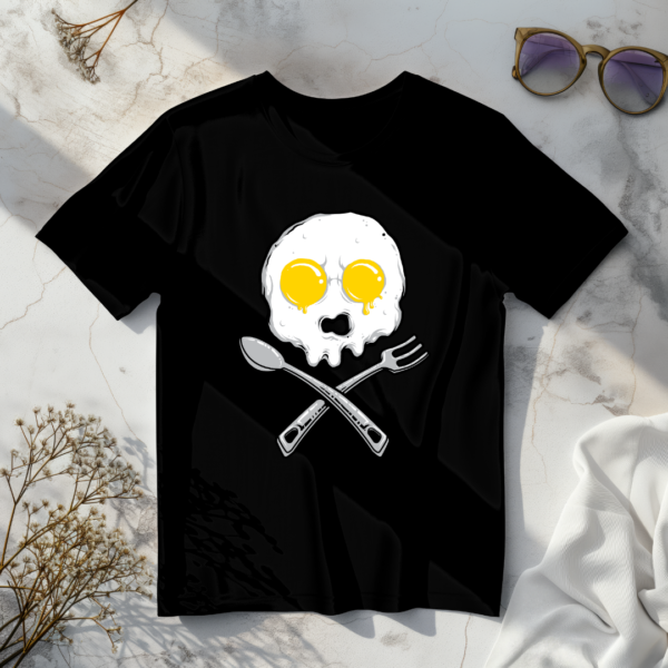 Skull Omlete T-shirt - Image 4