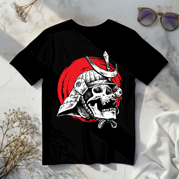 Skull with Big laugh Black t-shirt