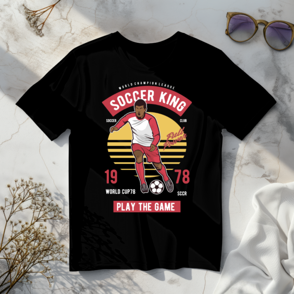 Soccer King T-shirt - Image 4