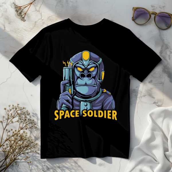 Space soldier T-shirt - Image 4