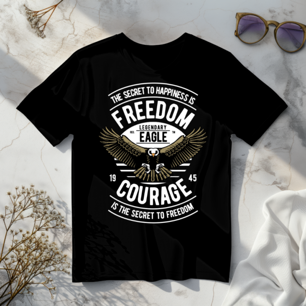 The Secret Of Happiness Is Freedom T-Shirt