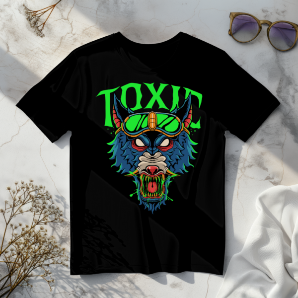 Toxic Tiger Face T-Shirt