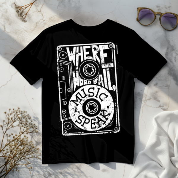 Where Words Fail Music Speak 2 T-Shirt