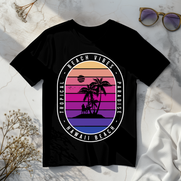 Hawai beach T-shirt - Image 4